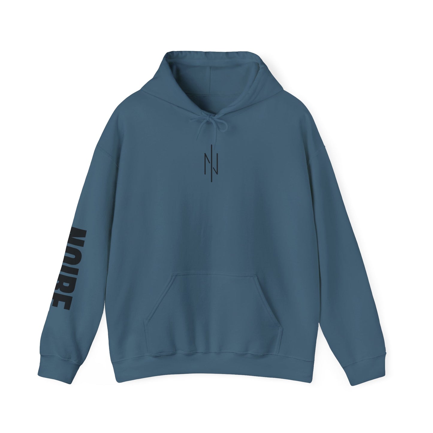 Minimalist Unisex Hooded Sweatshirt with Graphic Design