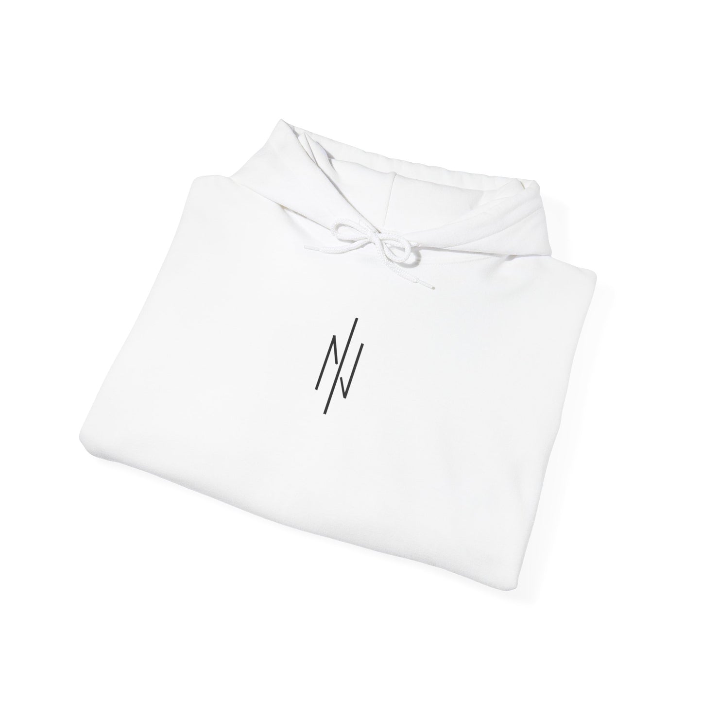 Minimalist Unisex Hooded Sweatshirt with Graphic Design