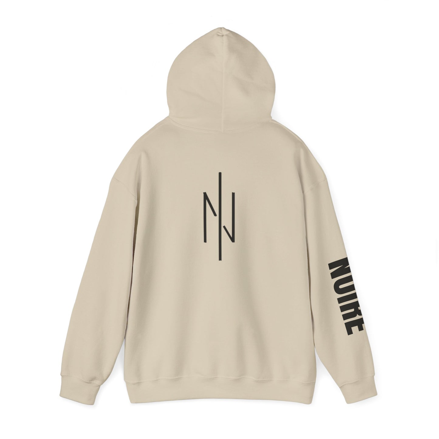 Minimalist Unisex Hooded Sweatshirt with Graphic Design