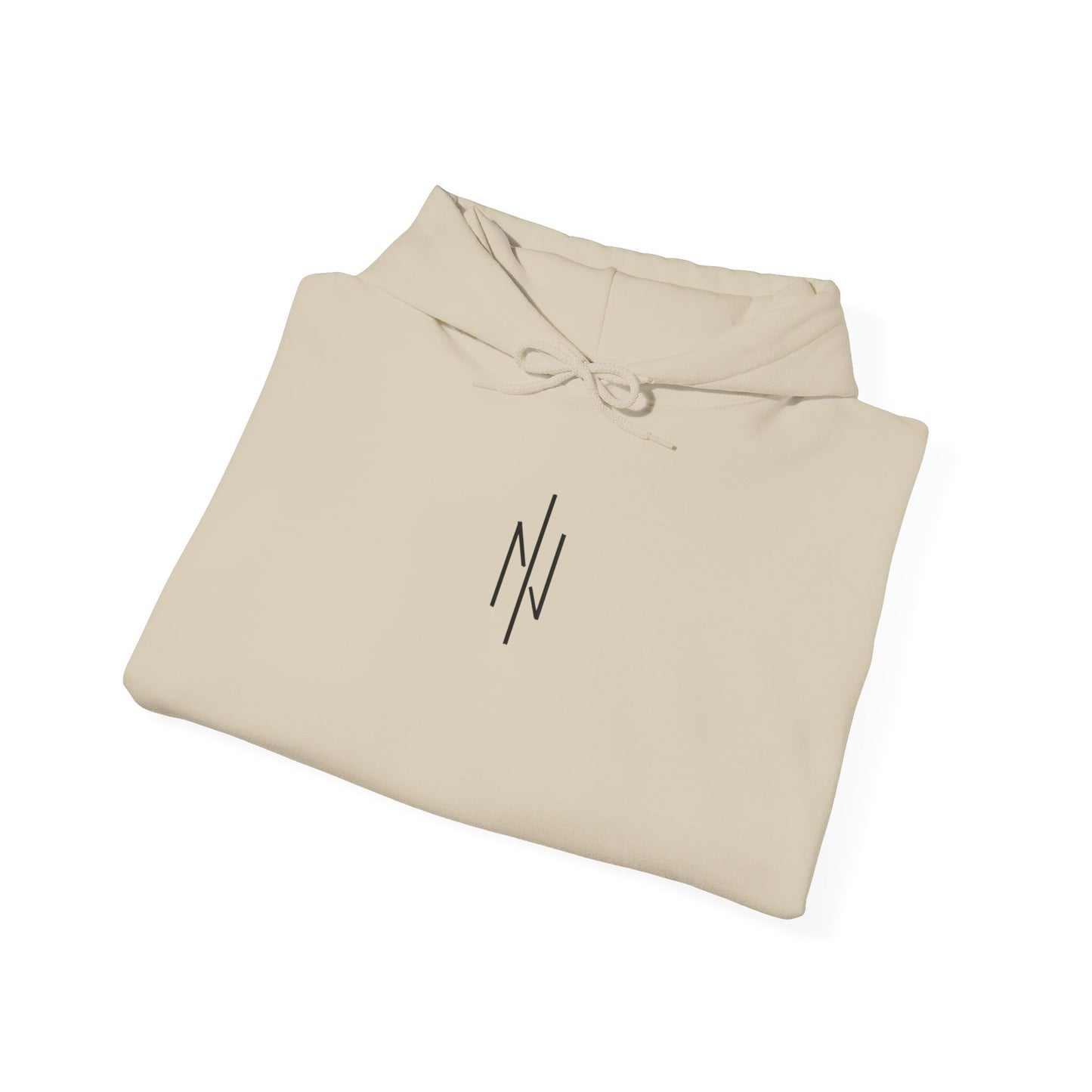 Minimalist Unisex Hooded Sweatshirt with Graphic Design