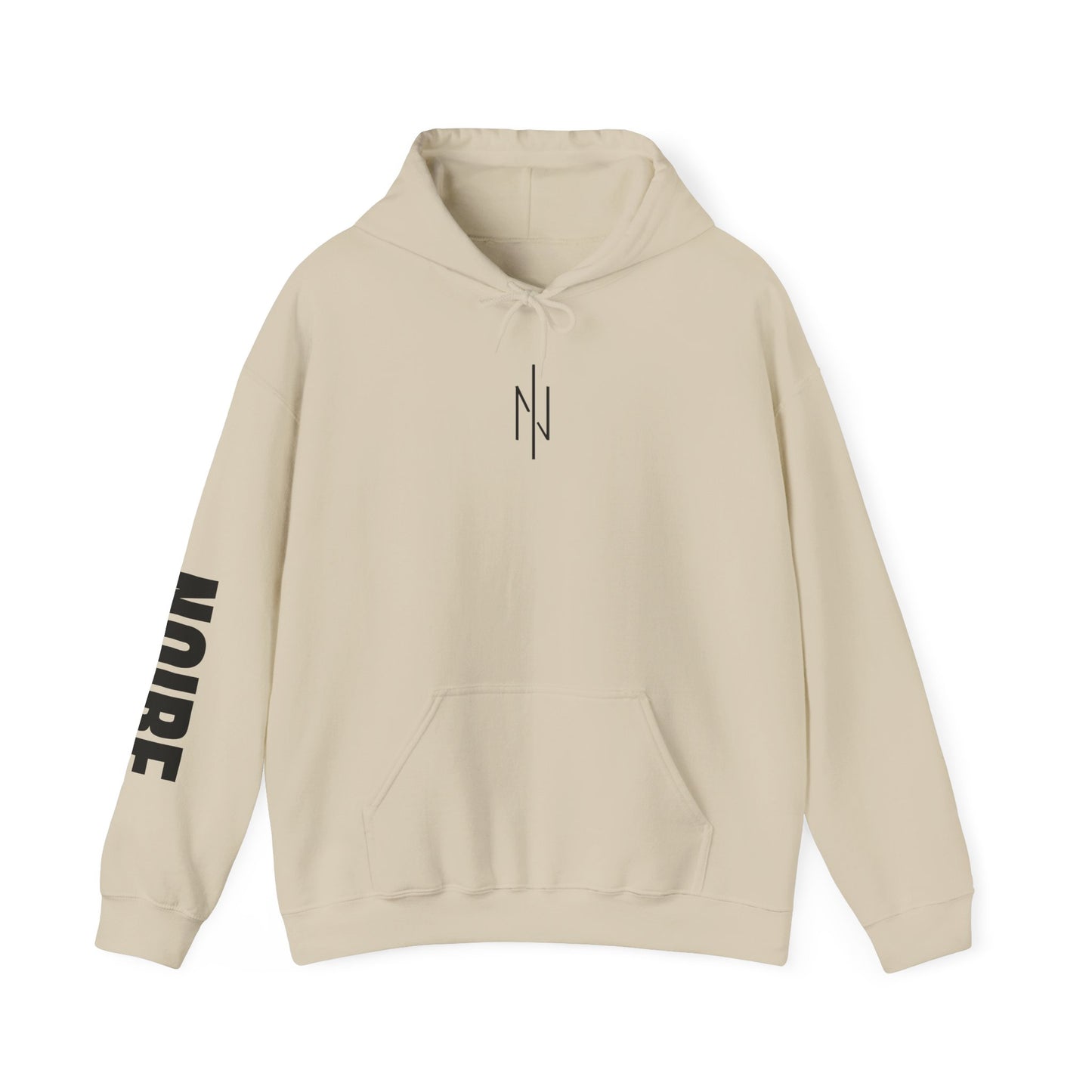 Minimalist Unisex Hooded Sweatshirt with Graphic Design